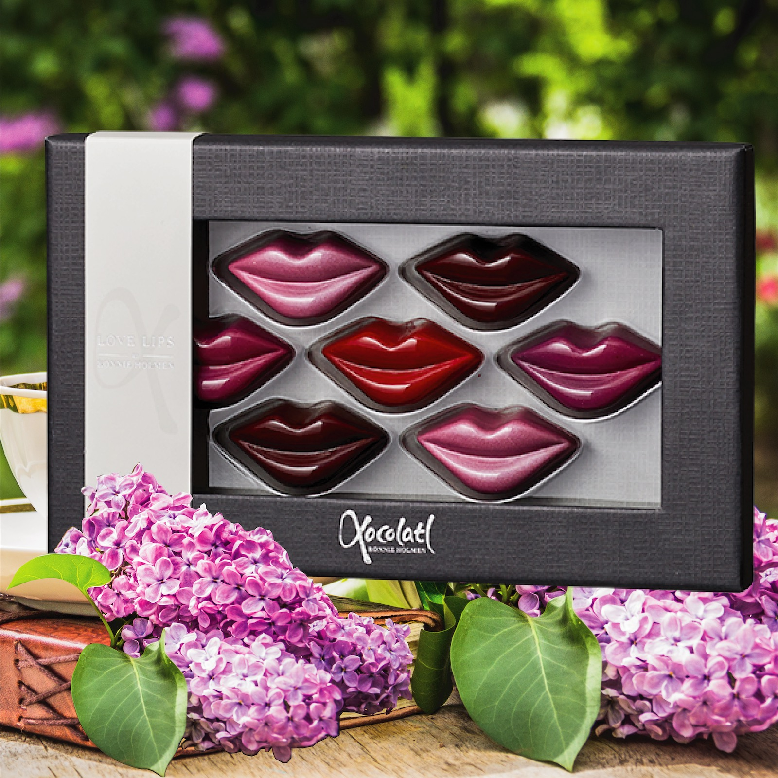 Love Lips Ronnie Holmen - Buze de ciocolată cu umplutură 100G