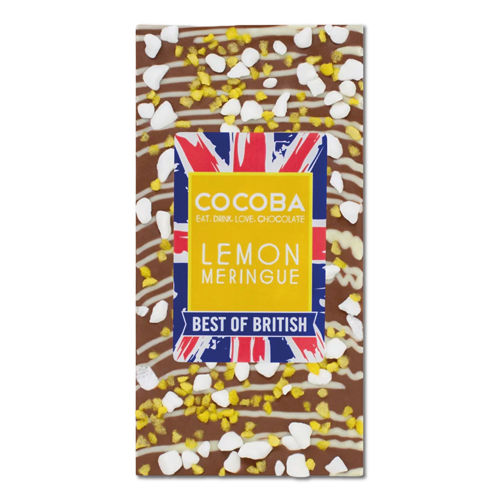 Lemon Meringue. Tabletă ciocolată cu lapte, lămâie și bezele 100G - Colecția Best of British