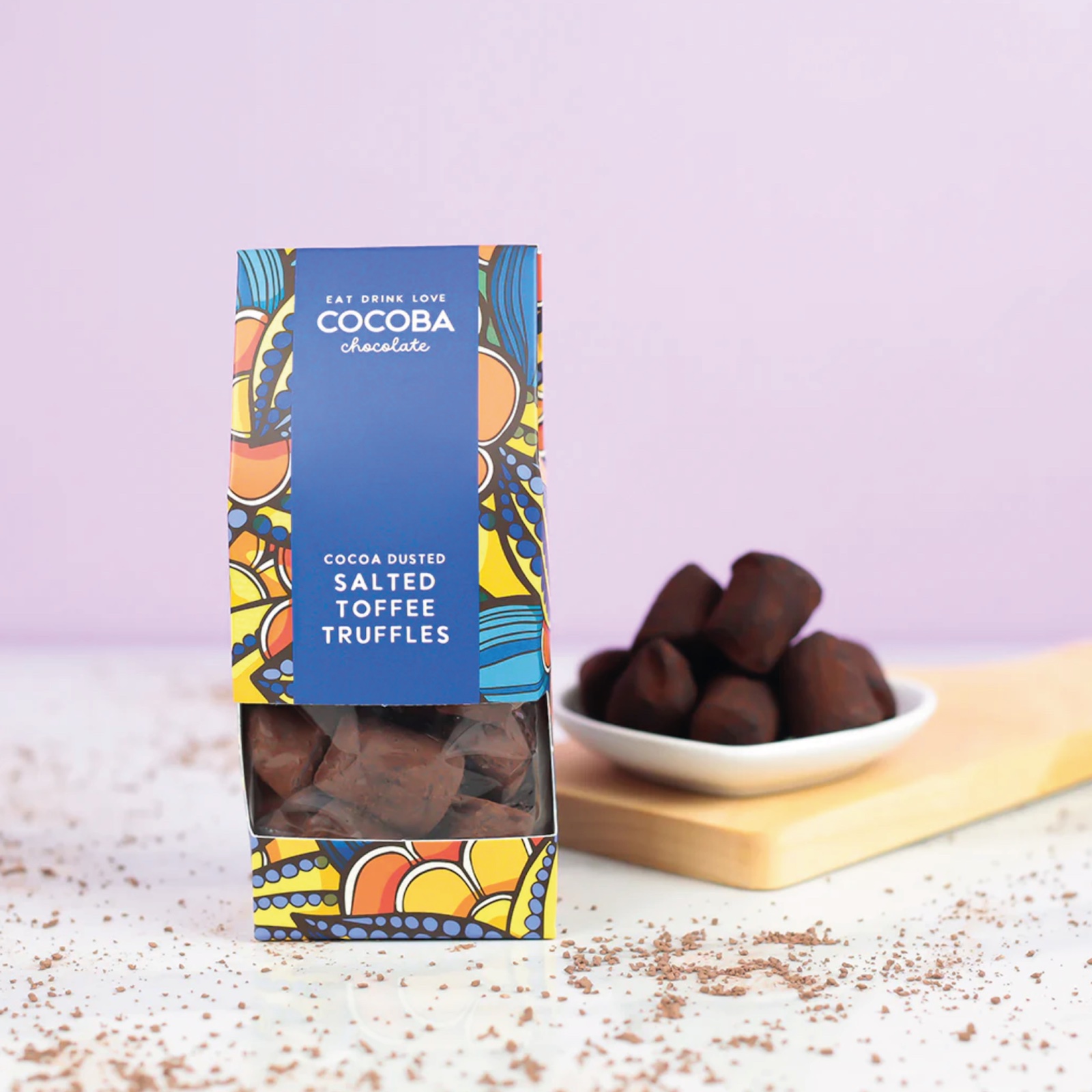 Trufe de ciocolată cu caramel sărat și cacao 175G - 2