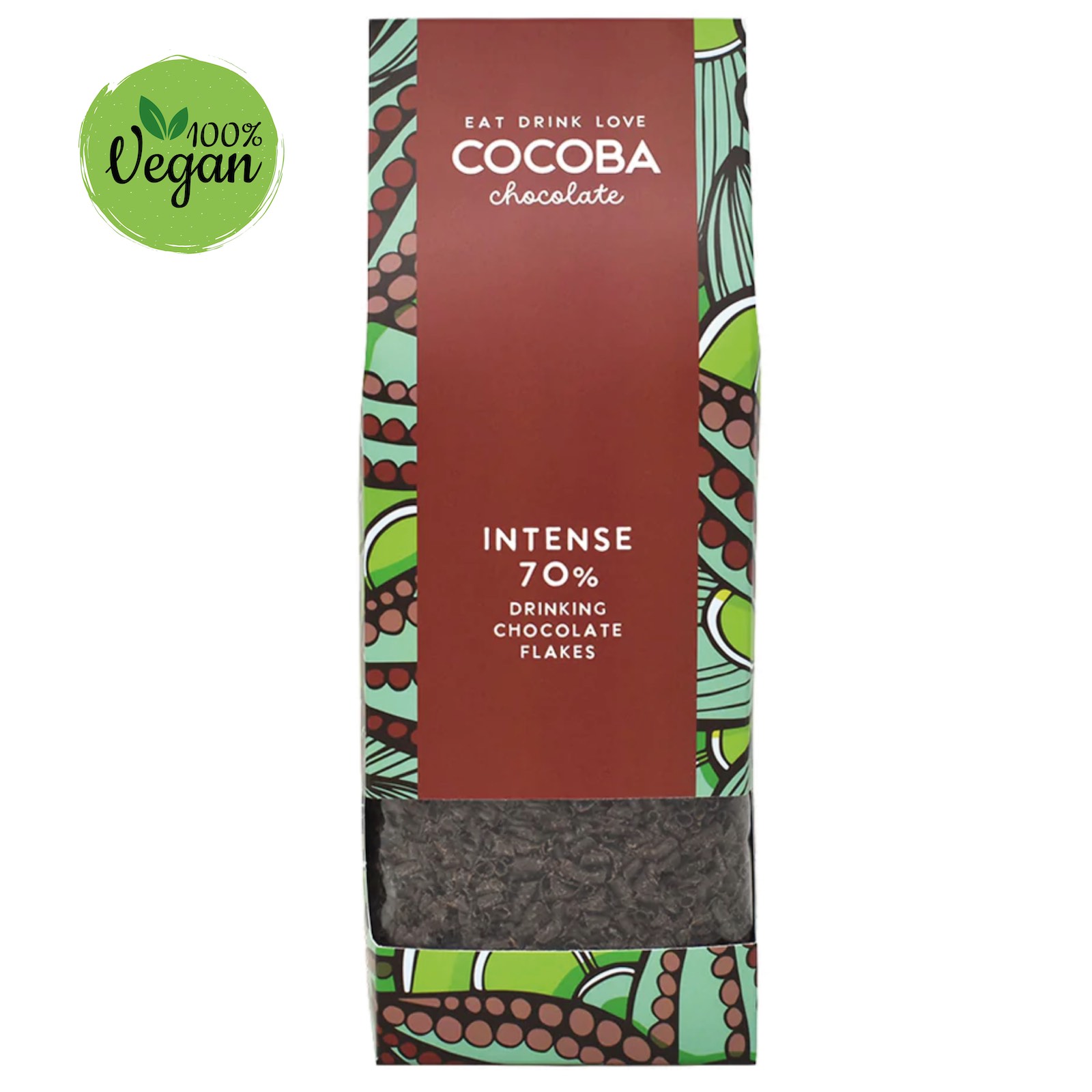 Fulgi de ciocolată neagră intensă 70% cacao 250G