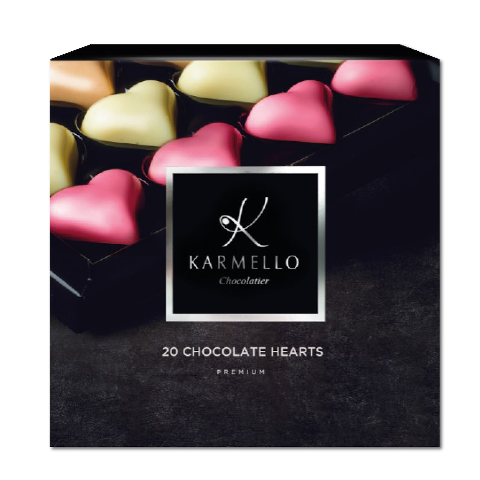 Colecția Love - Inimi de ciocolată cu umplutură