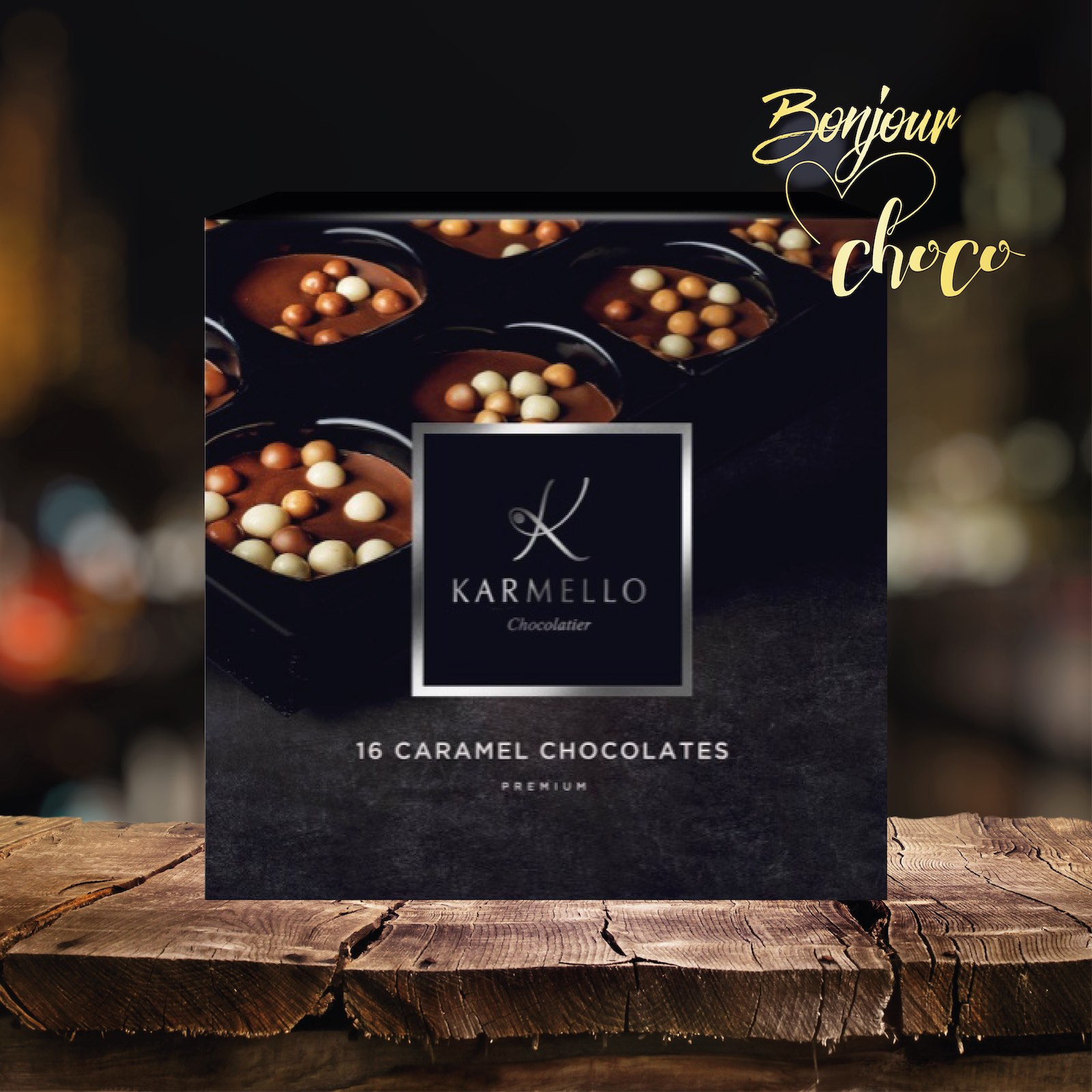 Colecția Karamel - Bomboane de ciocolată cu umplutură de caramel