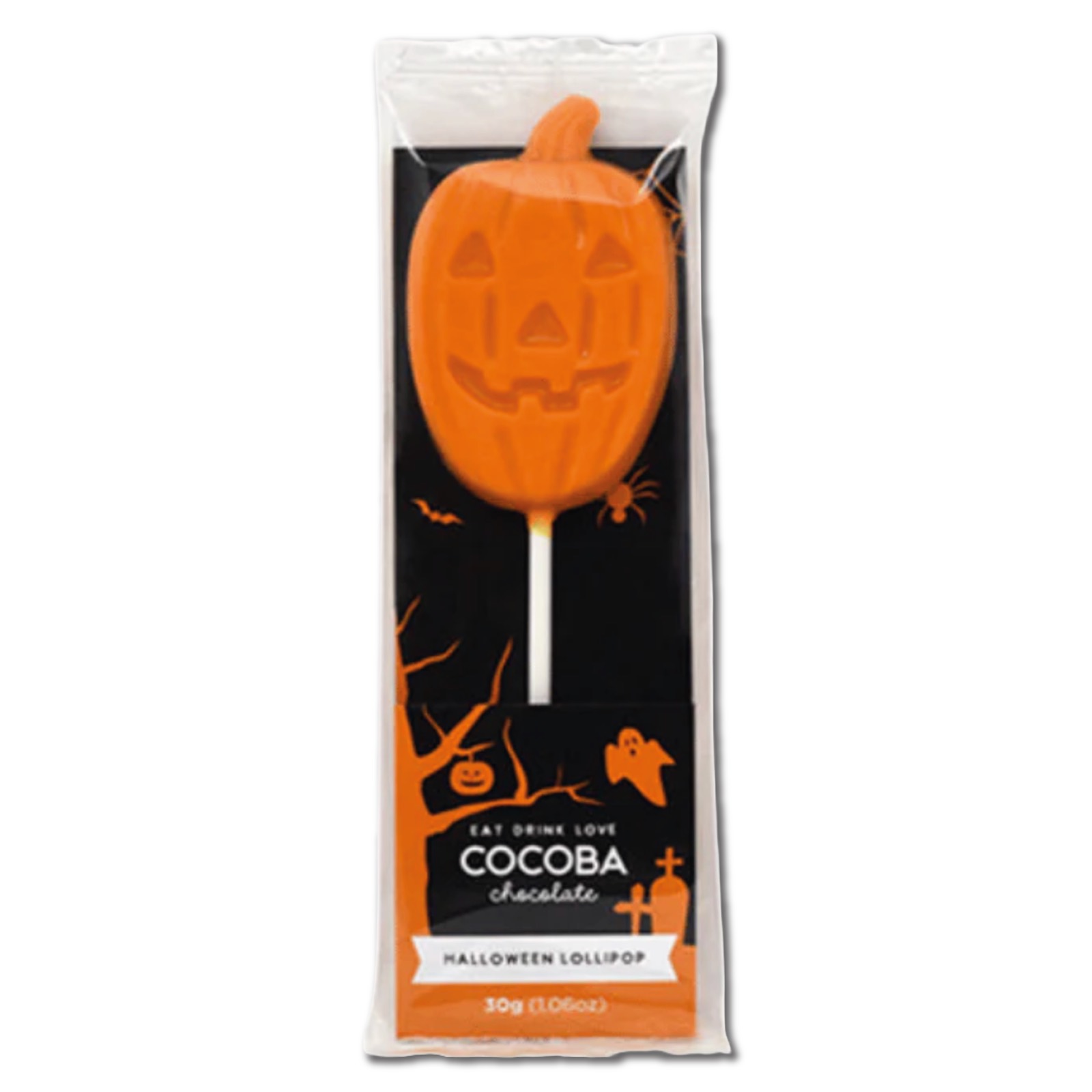 Halloween - Lollipop ciocolată Dovleac 30G