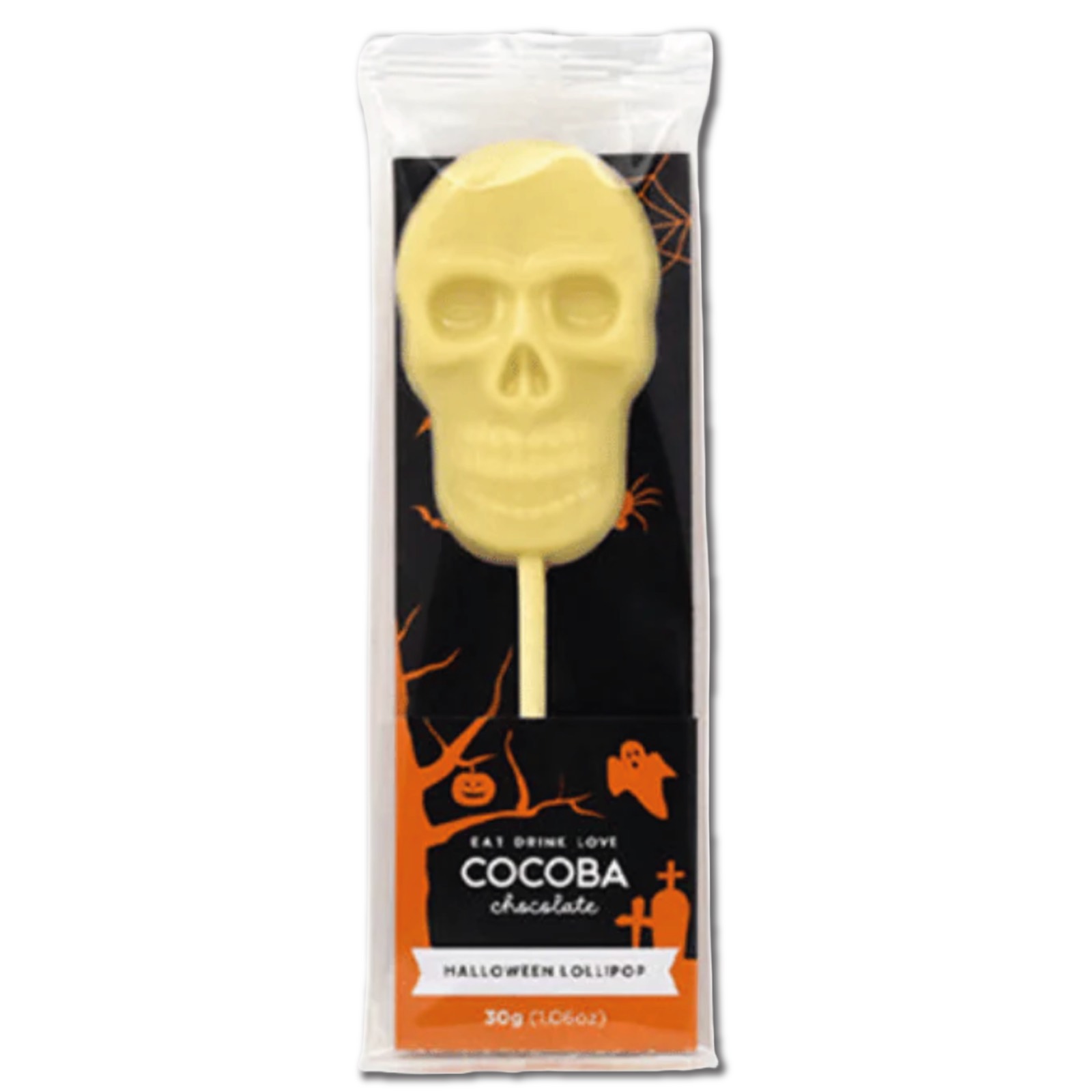 Halloween - Lollipop ciocolată Craniu 30G